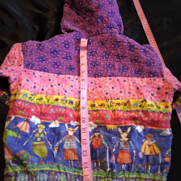 Multi colored Toddler girl winter coat. 4T - Picture 3 of 10